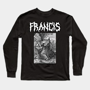 Saint Francis of Assisi Punk Death Metal Gothic Long Sleeve T-Shirt